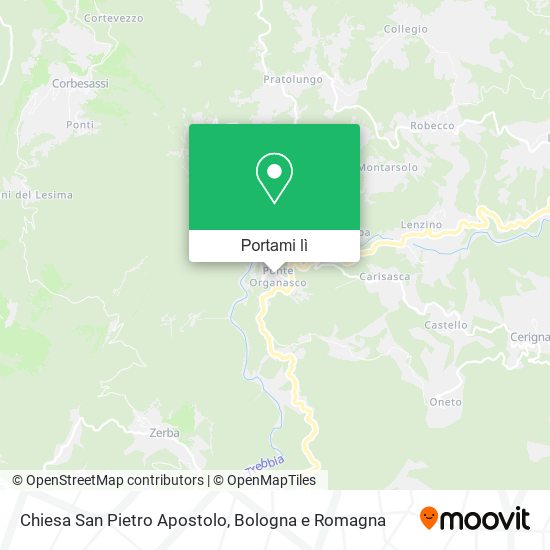 Mappa Chiesa San Pietro Apostolo