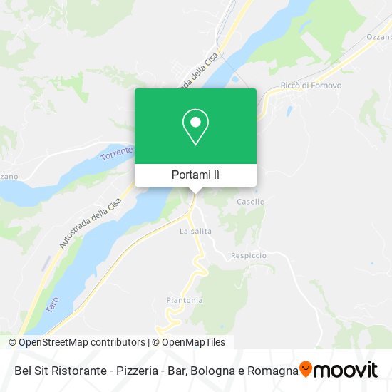 Mappa Bel Sit Ristorante - Pizzeria - Bar