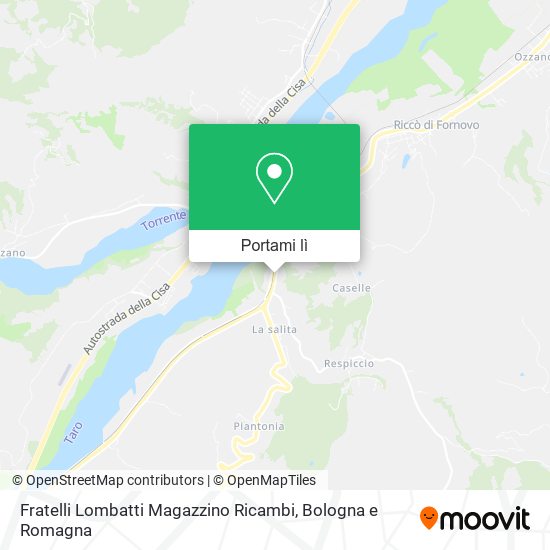 Mappa Fratelli Lombatti Magazzino Ricambi