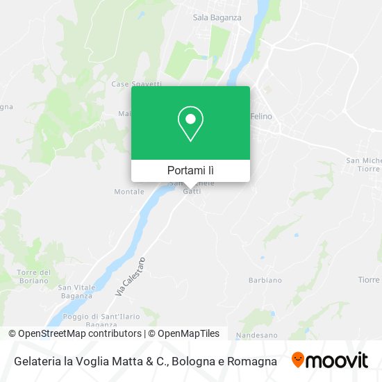 Mappa Gelateria la Voglia Matta & C.