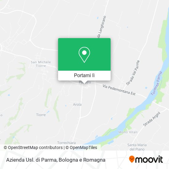 Mappa Azienda Usl. di Parma
