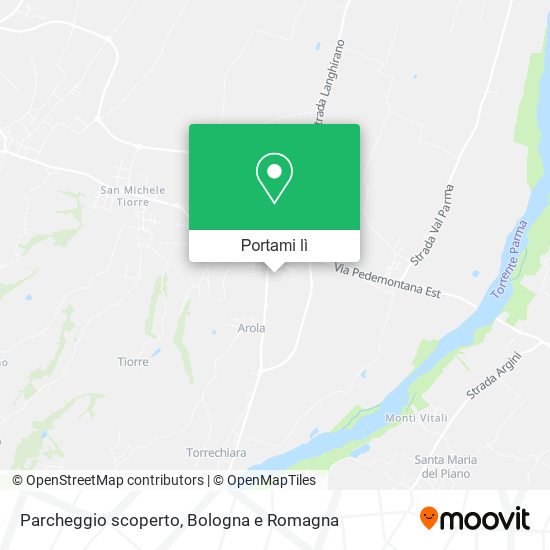Mappa Parcheggio scoperto