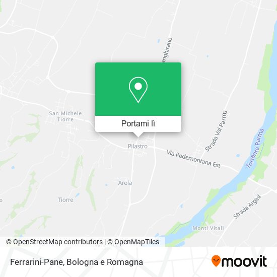 Mappa Ferrarini-Pane