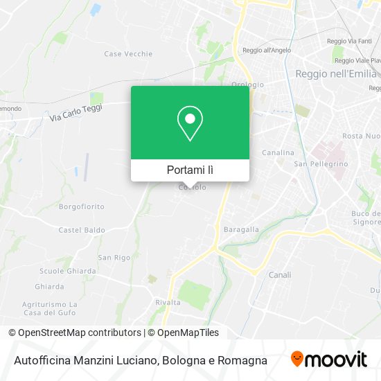 Mappa Autofficina Manzini Luciano