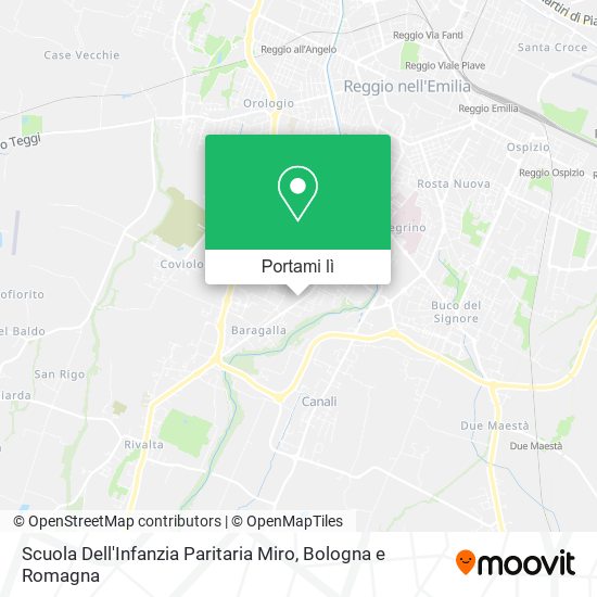 Mappa Scuola Dell'Infanzia Paritaria Miro