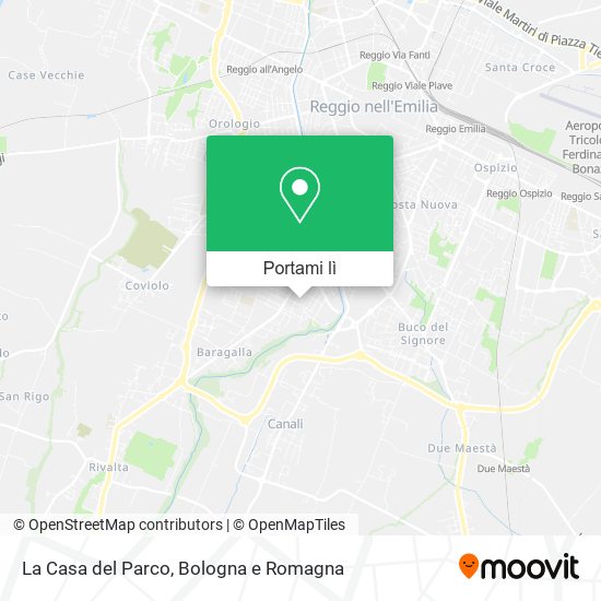 Mappa La Casa del Parco