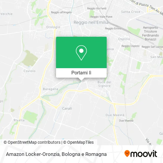 Mappa Amazon Locker-Oronzia