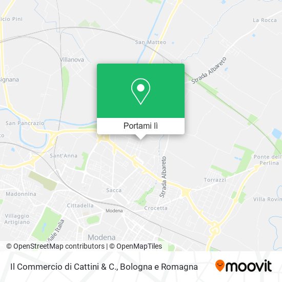 Mappa Il Commercio di Cattini & C.