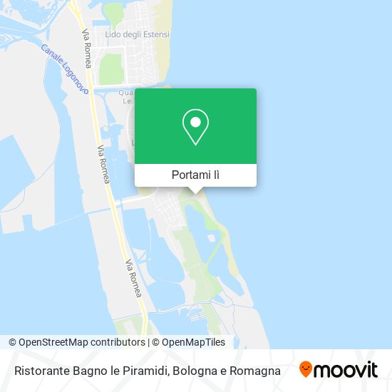 Mappa Ristorante Bagno le Piramidi