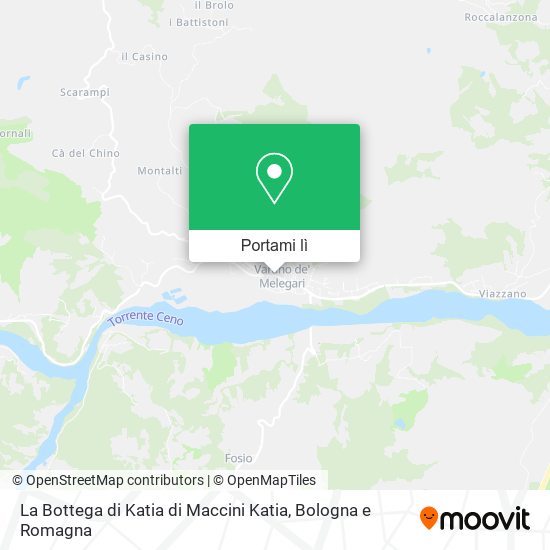 Mappa La Bottega di Katia di Maccini Katia