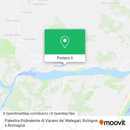 Mappa Palestra Polivalente di Varano de' Melegari
