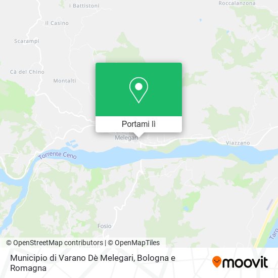 Mappa Municipio di Varano Dè Melegari