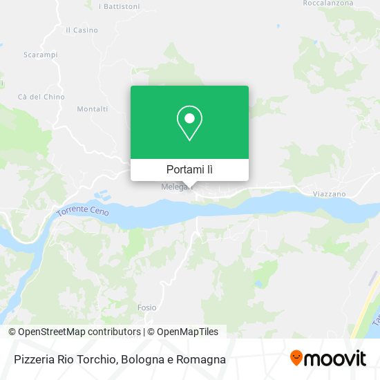 Mappa Pizzeria Rio Torchio