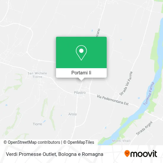 Mappa Verdi Promesse Outlet