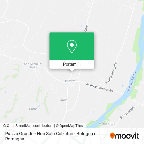 Mappa Piazza Grande - Non Solo Calzature