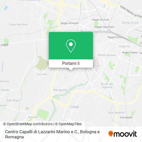 Mappa Centro Capelli di Lazzarini Marino e C.
