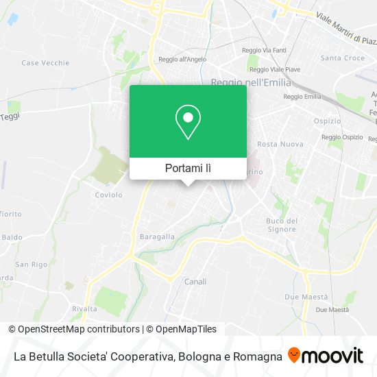 Mappa La Betulla Societa' Cooperativa