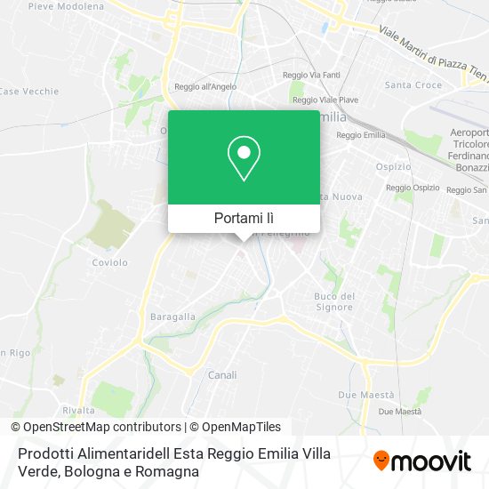 Mappa Prodotti Alimentaridell Esta Reggio Emilia Villa Verde