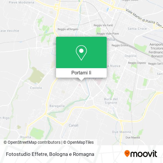 Mappa Fotostudio Effetre