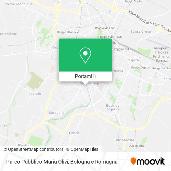 Mappa Parco Pubblico Maria Olivi
