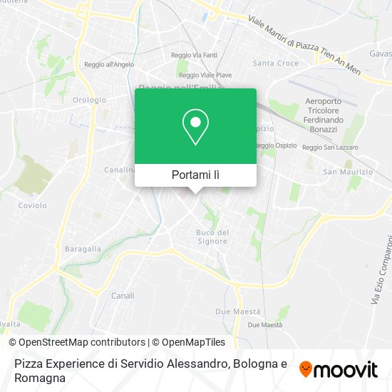 Mappa Pizza Experience di Servidio Alessandro