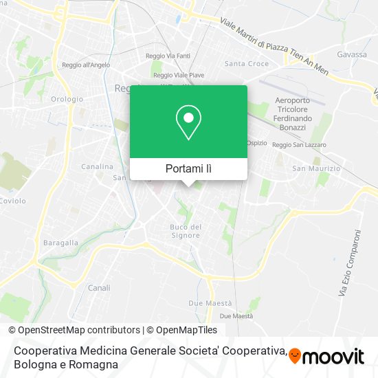 Mappa Cooperativa Medicina Generale Societa' Cooperativa