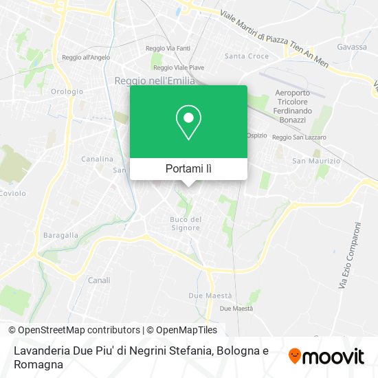 Mappa Lavanderia Due Piu' di Negrini Stefania