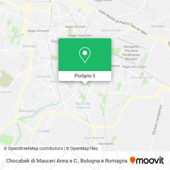 Mappa Chocabek di Mauceri Anna e C.