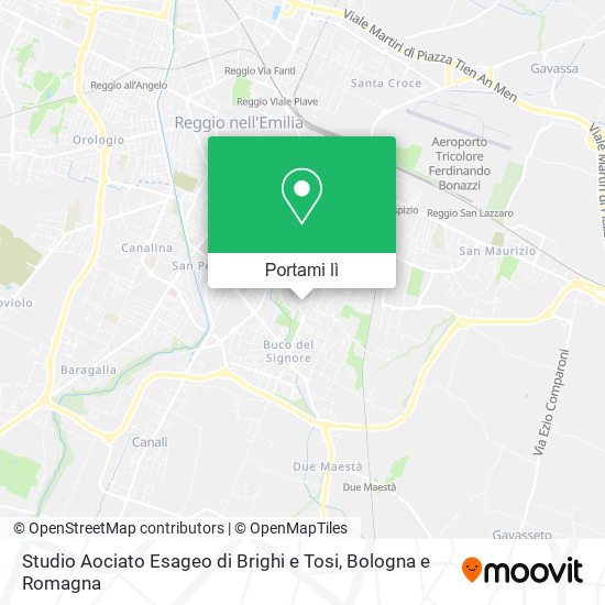 Mappa Studio Aociato Esageo di Brighi e Tosi