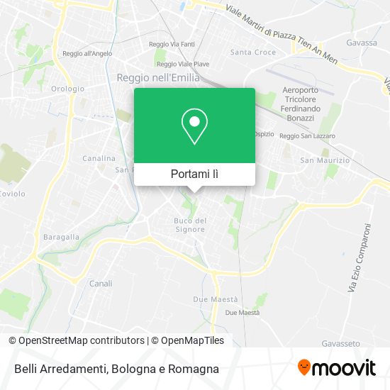Mappa Belli Arredamenti