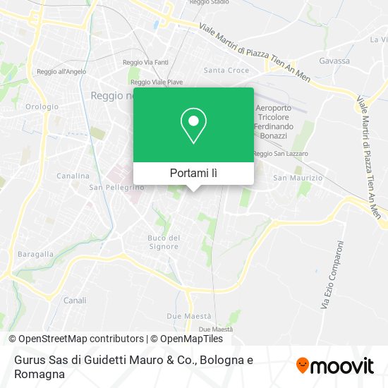 Mappa Gurus Sas di Guidetti Mauro & Co.