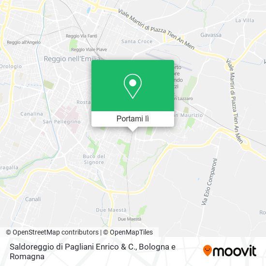 Mappa Saldoreggio di Pagliani Enrico & C.