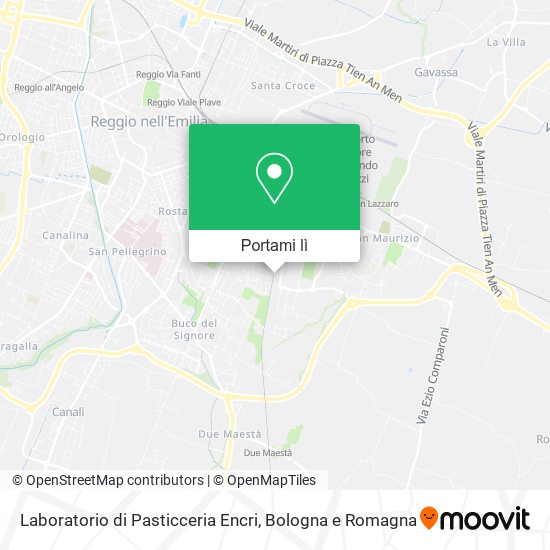 Mappa Laboratorio di Pasticceria Encri