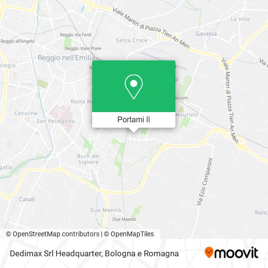Mappa Dedimax Srl Headquarter