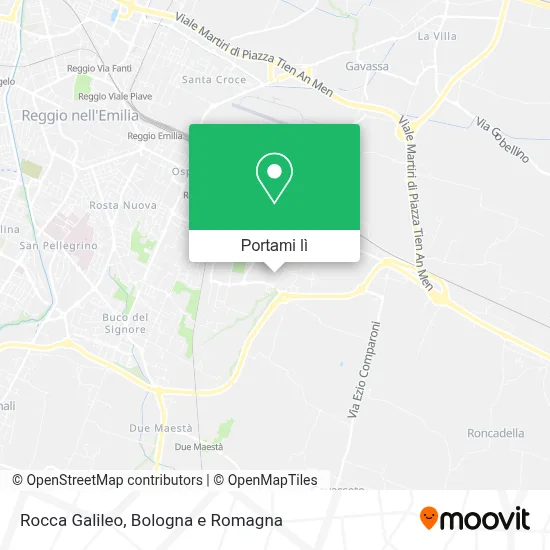Mappa Rocca Galileo