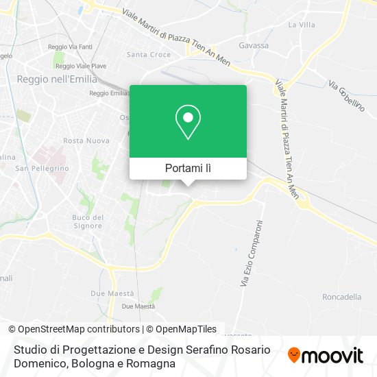 Mappa Studio di Progettazione e Design Serafino Rosario Domenico