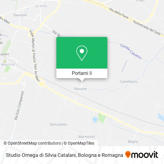 Mappa Studio Omega di Silvia Catalani