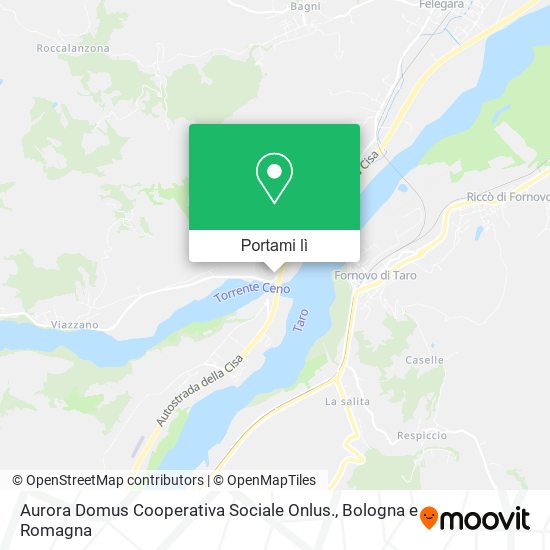 Mappa Aurora Domus Cooperativa Sociale Onlus.