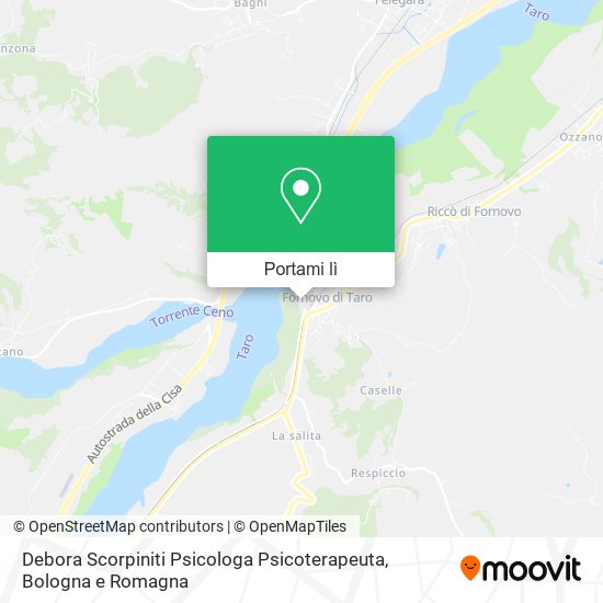 Mappa Debora Scorpiniti Psicologa Psicoterapeuta