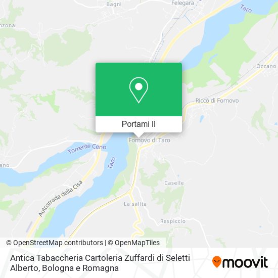 Mappa Antica Tabaccheria Cartoleria Zuffardi di Seletti Alberto