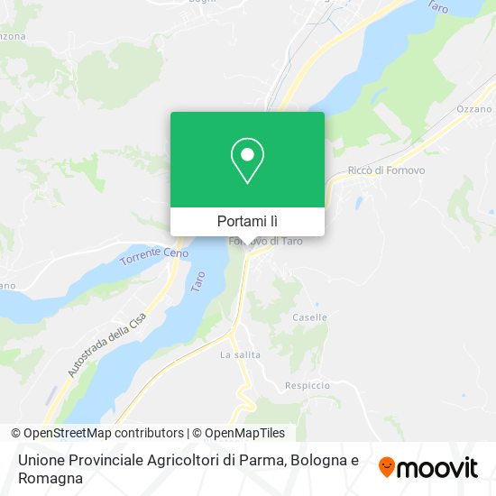 Mappa Unione Provinciale Agricoltori di Parma