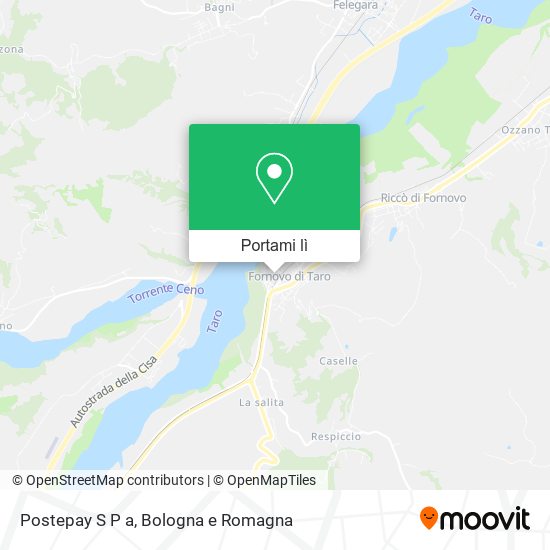 Mappa Postepay S P a