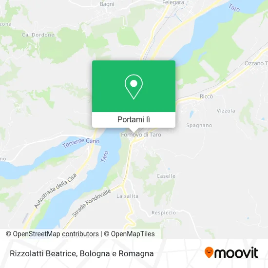 Mappa Rizzolatti Beatrice