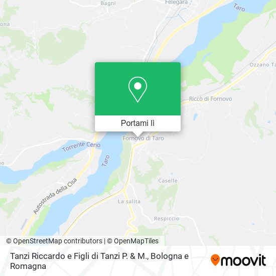 Mappa Tanzi Riccardo e Figli di Tanzi P. & M.