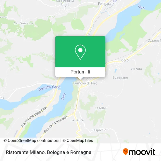 Mappa Ristorante Milano