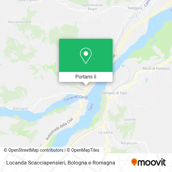 Mappa Locanda Scacciapensieri