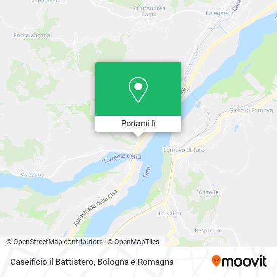 Mappa Caseificio il Battistero