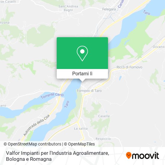 Mappa Valfor Impianti per l'Industria Agroalimentare