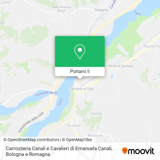 Mappa Carrozzeria Canali e Cavalieri di Emanuela Canali