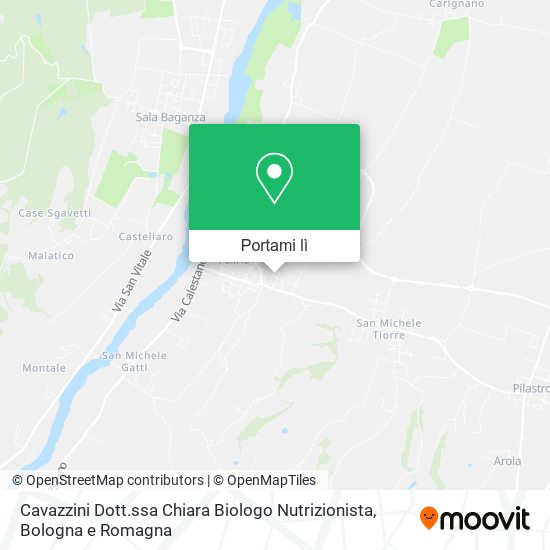 Mappa Cavazzini Dott.ssa Chiara Biologo Nutrizionista
